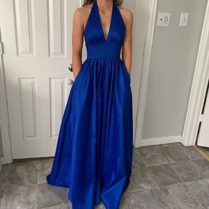 💙royal blue windsor prom dress